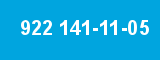 922 141-11-05